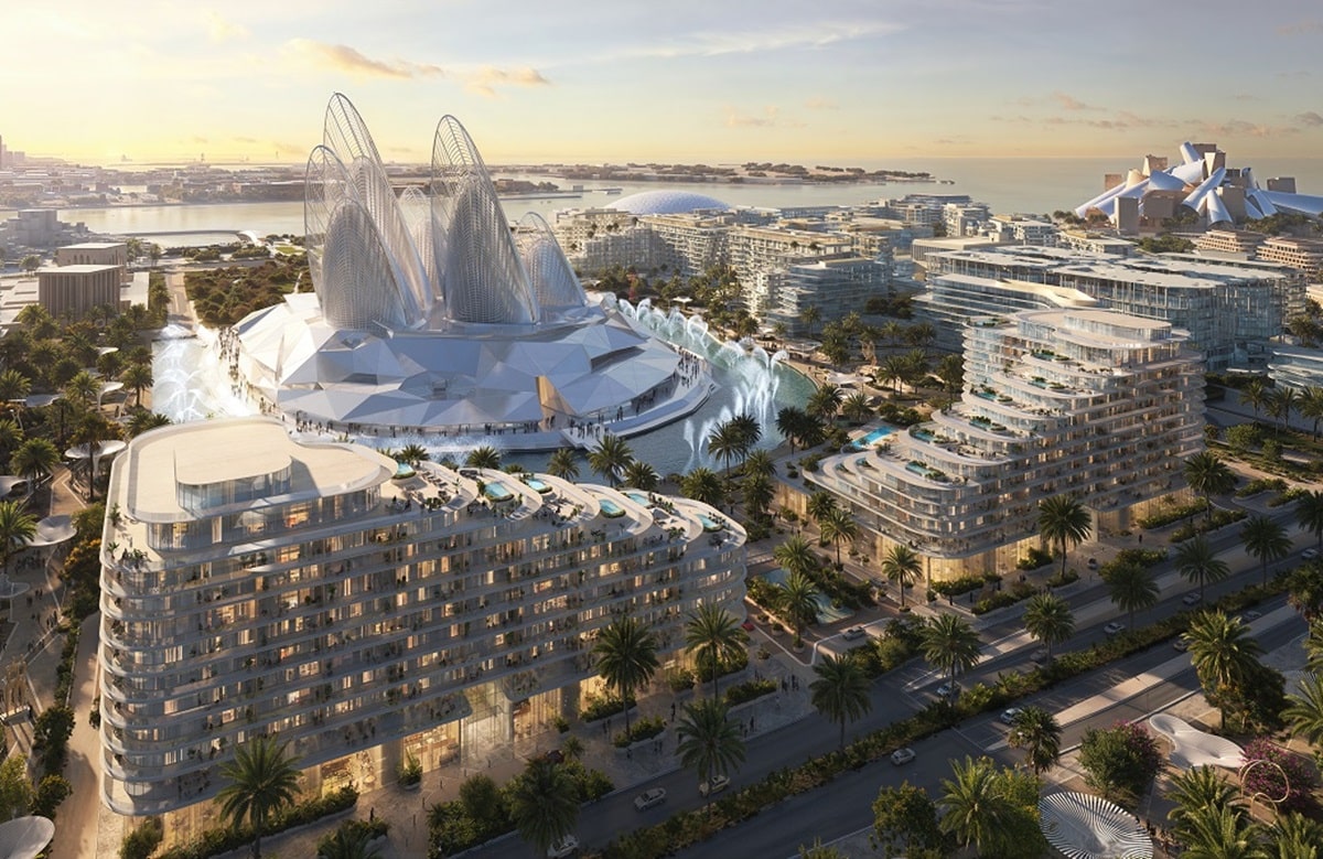 Luxury branded residences and waterfront residential architecture in Abu Dhabi